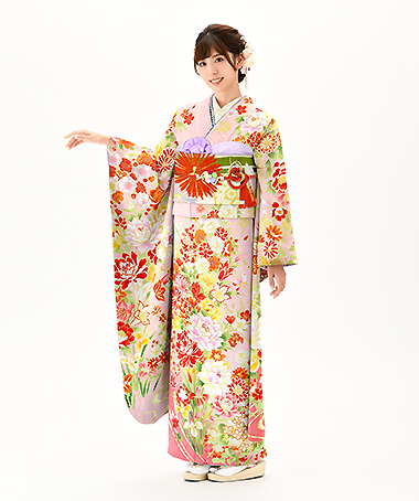 振袖レンタル衣装_82-HAF-B044L5（ピンク かわいい やさしさ）