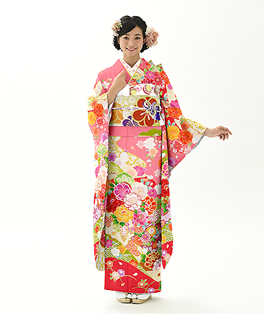 パステルぼかし四季の花々豪華花車鈴乃屋振袖Mサイズ パステルぼかし四季の花々豪華花車鈴乃屋振袖Mサイズ - メルカリ