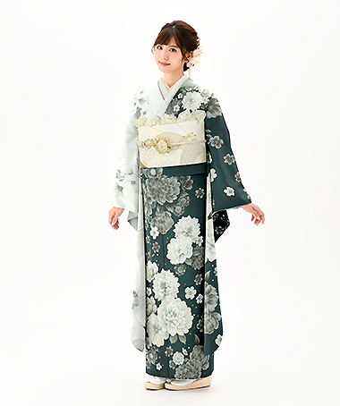 素敵な振り袖（踊り衣装） 振袖レンタル衣装_85-HDD-F007LLの詳細（赤・黒 ディズニー 大胆