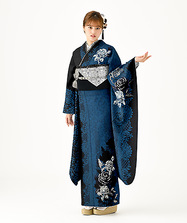 振袖のみ　青 青の振袖一覧(2028年成人振袖（Sサイズ）)｜成人式の振袖レンタル・前