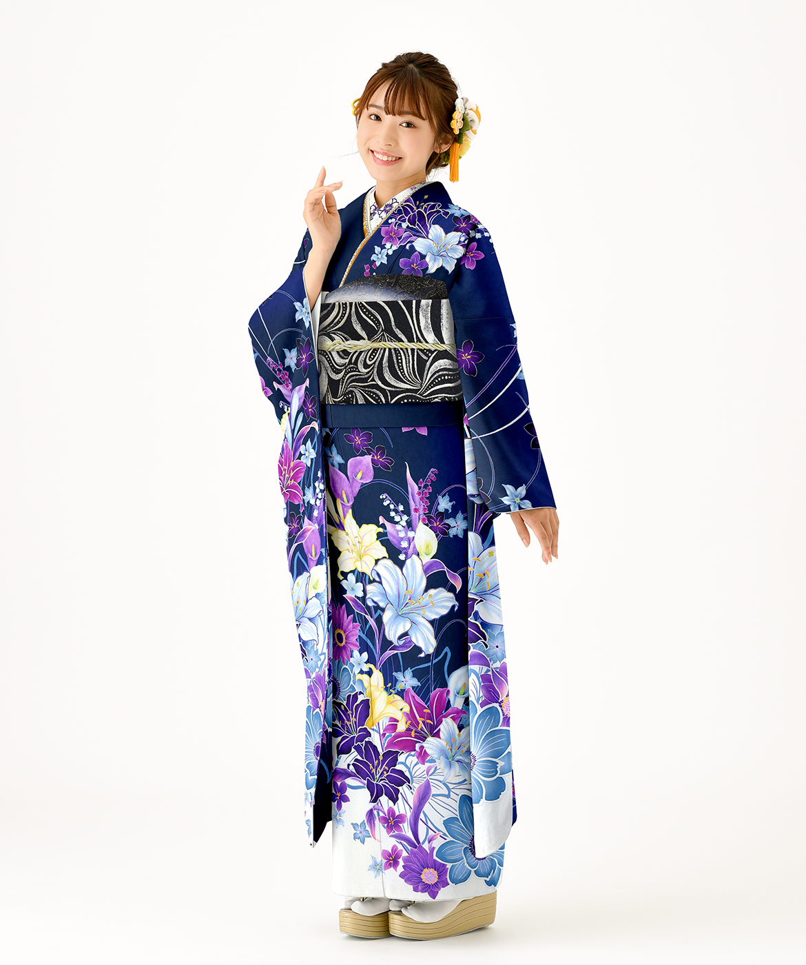 振袖レンタル衣装_60-HAF-C099Sの詳細（紫 レトロ・モダン 清涼